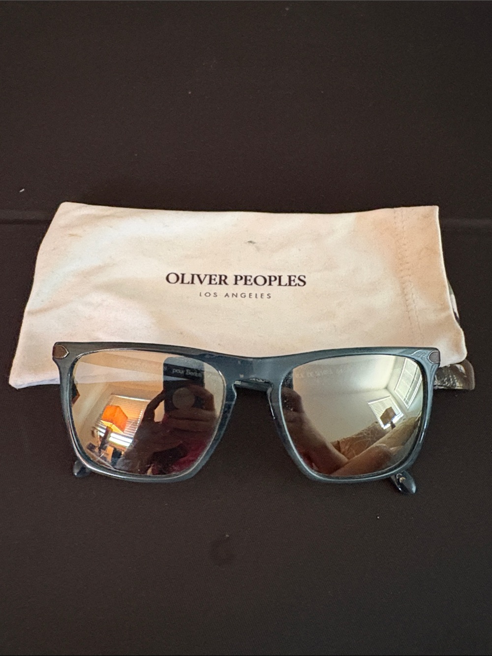 NWOT Oliver Peoples Sunglasses with Silver Mirrored Lenses